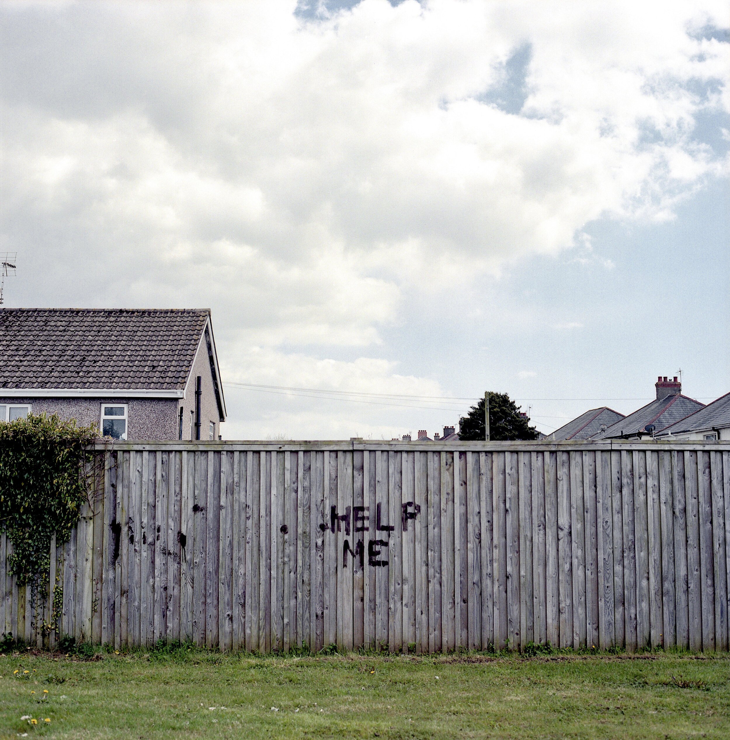 “Help Me, Bridgend, Wales, 2013” by Dan Wood | Hasselblad 500cm, Kodak Portra 160 FIlm