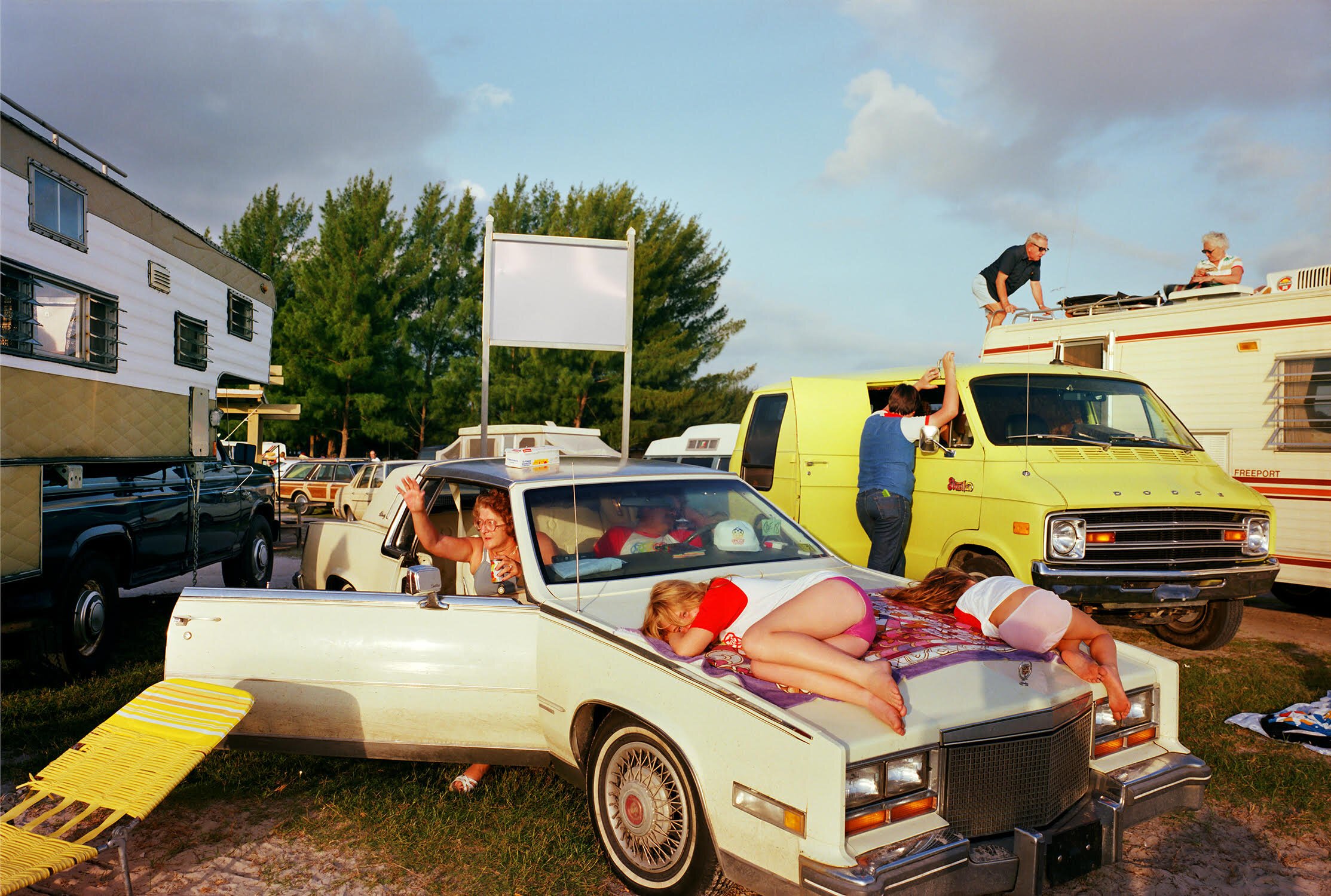 “Cocoa Beach I, Florida 1983” by Mitch Epstein | 6x9 Palm Press, Kodak 400 Negative Film