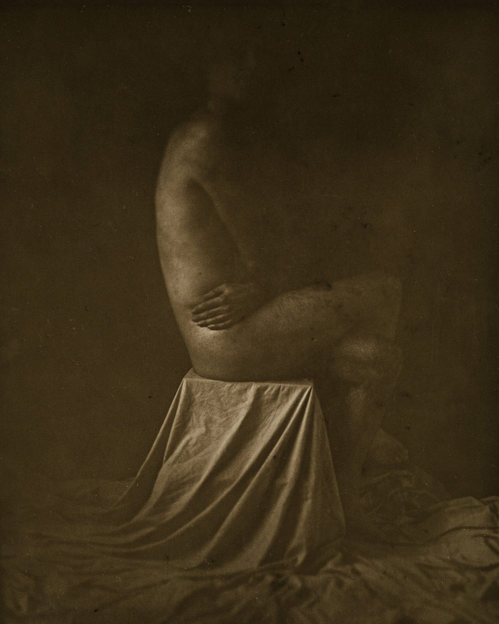 Self Portrait - Nude by Cameron J Laing