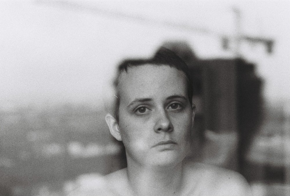 "Selfportrait through the window" by Cécile Klero de Rosbo