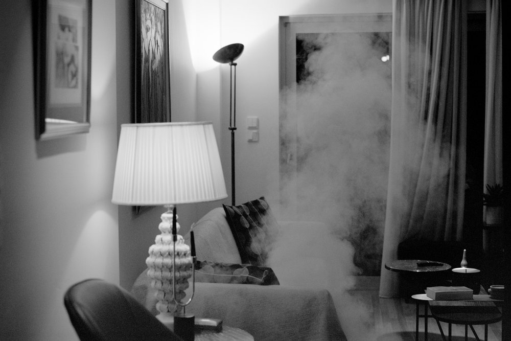 "Living Room with Smoke" by Violetta Lorentzou