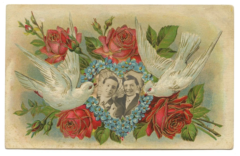  Marshall and me in a postcard. 
