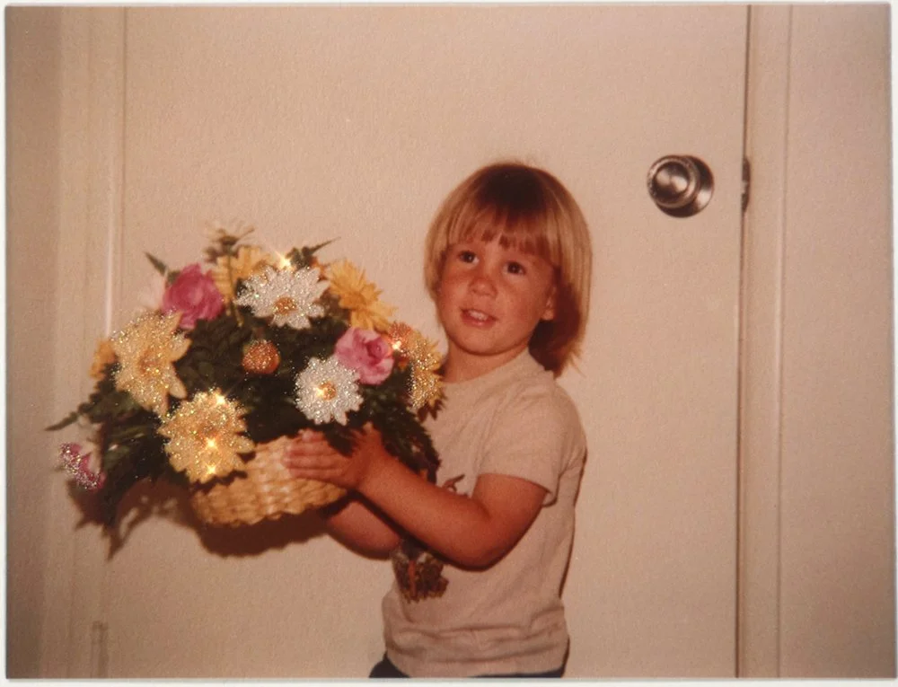  You, bringing us flowers on our anniversary. 
