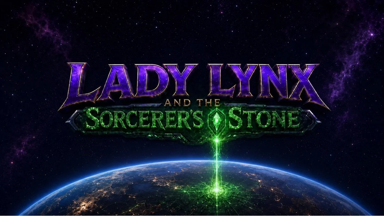 Lady Lynx and the Sorcerer's Stone title logo