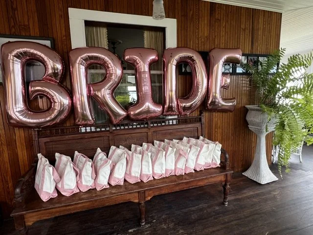 Bachelorette Swag Bag Setup