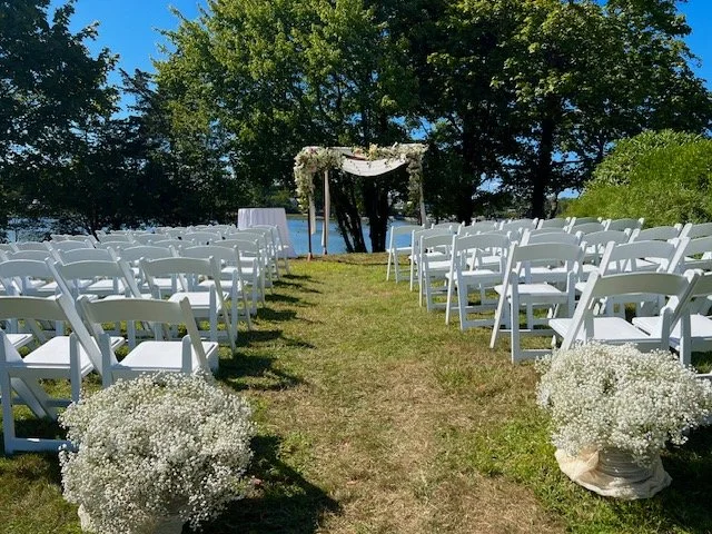 Cohasset, MA August Wedding Ceremony