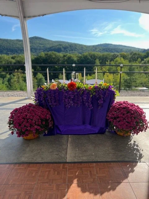 Intervale, NH Wedding Sweetheart Table