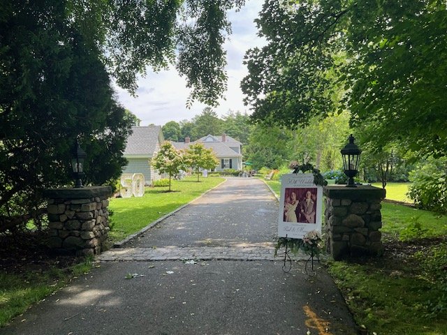 50th Wedding Anniversary Welcome Entrance