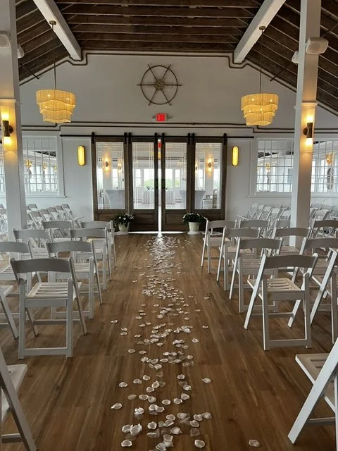 Lighthouse Inn Indoor Wedding Ceremony Cape Cod MA