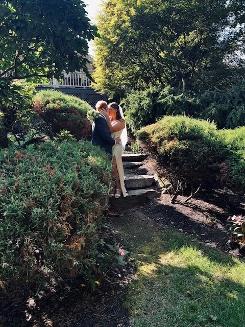 Bride and Groom Waban, MA 