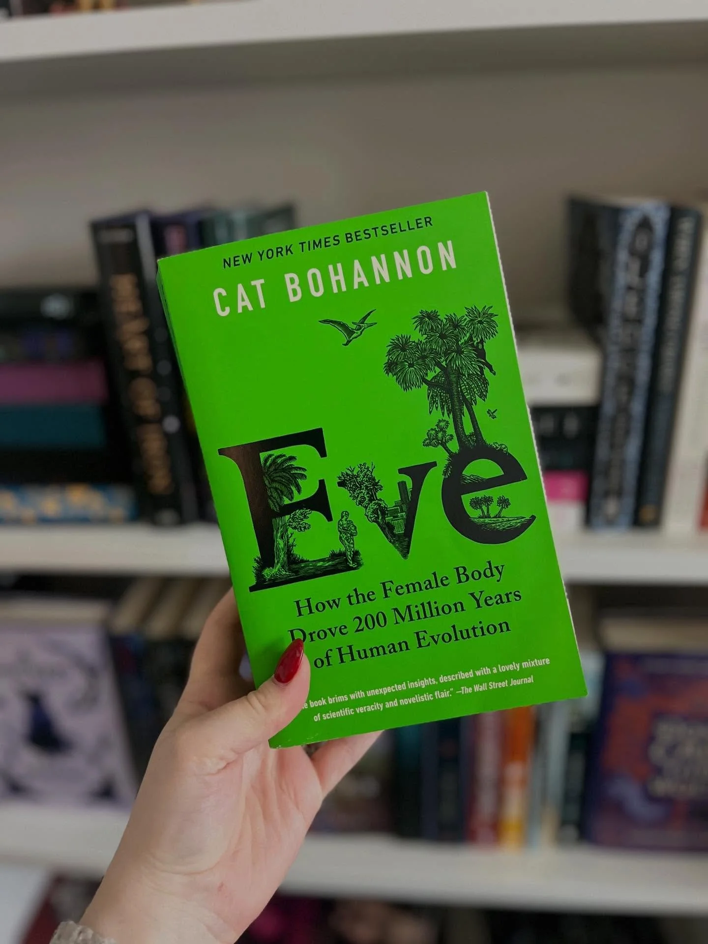 2025 has been a fabulous reading year. EVE by @cat.bohannon was my favorite book of the year. It is a fantastic, easy to understand, feminist, science-based story that will change the way you think. 

The rest are favorites in no specific order! 

So