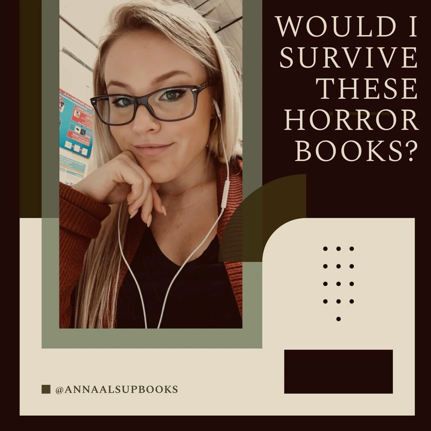 I may read and write horror, but I know I&rsquo;m not one to kick butt or be the final girl lolll

Inspired by @matts_books.and.drams post! Go check out his page! 

#horror #horrorwriter