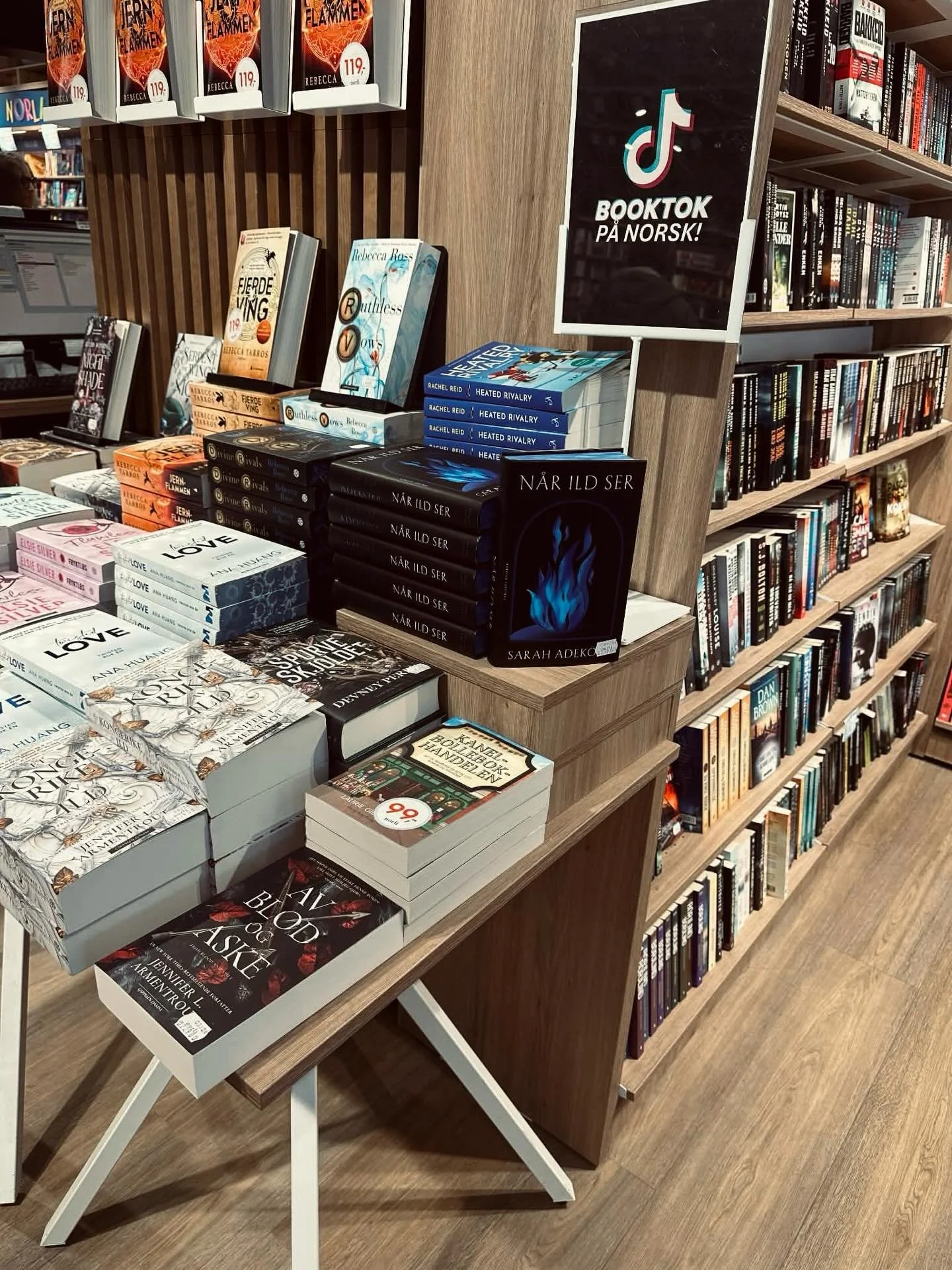 I find it hard to describe the excitement of seeing @sarah.f.adekoya &lsquo;s gorgeous debut fantasy book sitting on the shelf next to JLA, Rachel Reid, Rebecca Ross (and many other powerhouses)!!! Sarah is an incredible author who can write in multi