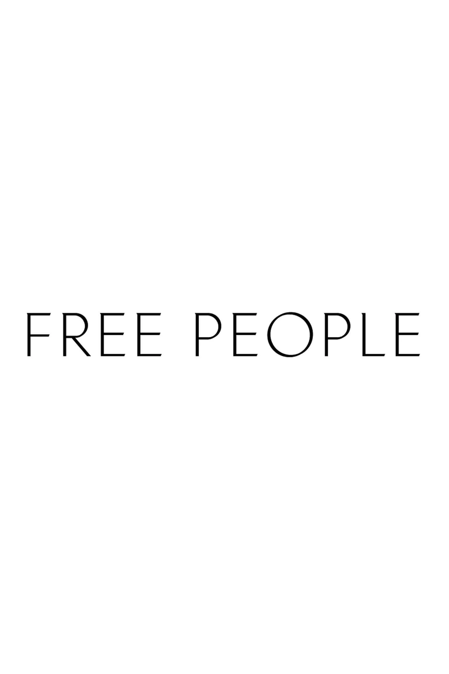 White background with black text that says 'FREE PEOPLE'