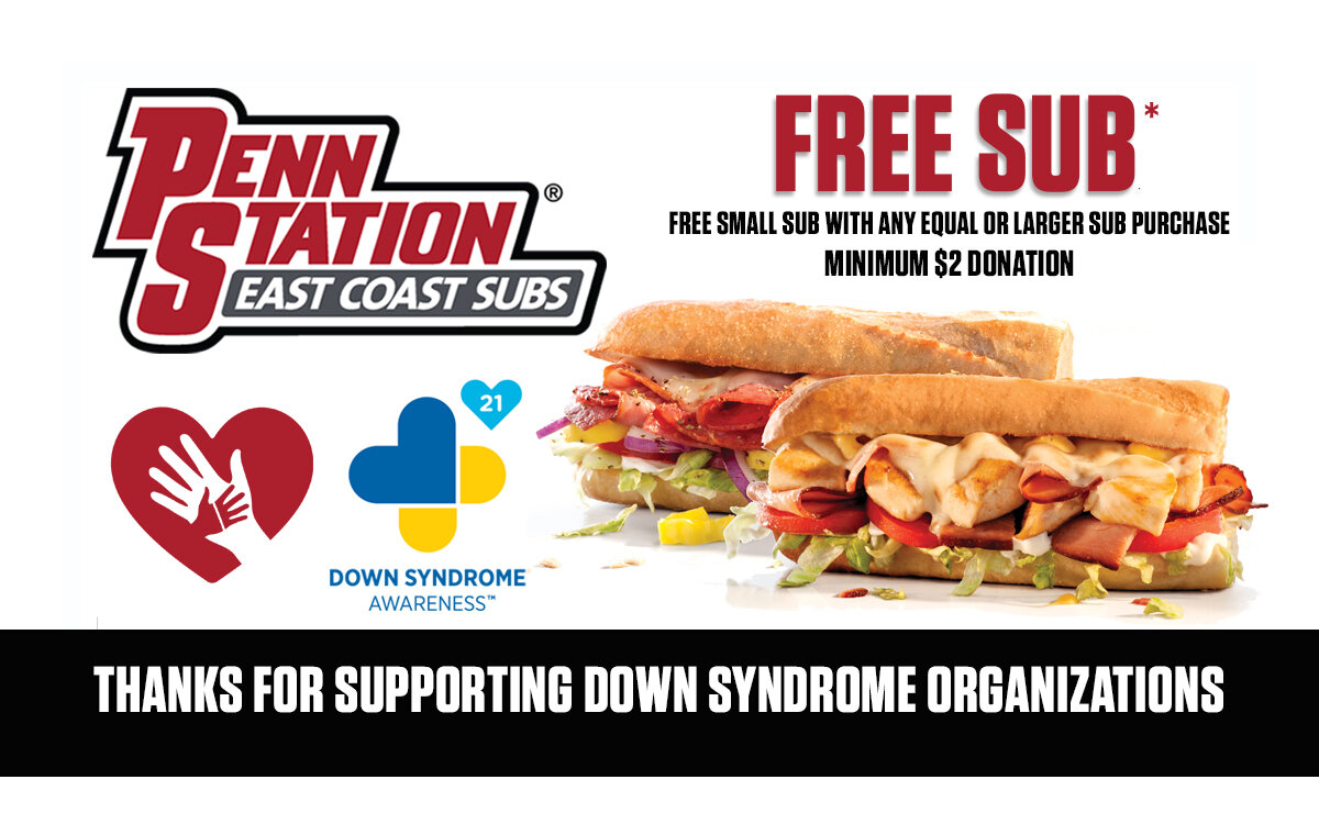 Penn Station out a free sub coupon starting March 7-21 with any $2 donation! Make sure you Round UP!