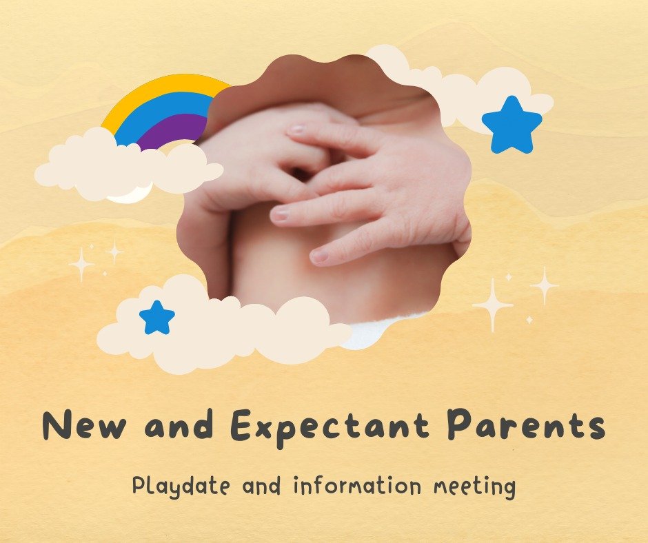 Join us for a playdate for new and expectant parents! Learn about valuable resources, discuss concerns, meet other families, and ask any questions about your child's future! Bring any and all family members! For families with a baby 0-3 years old, al
