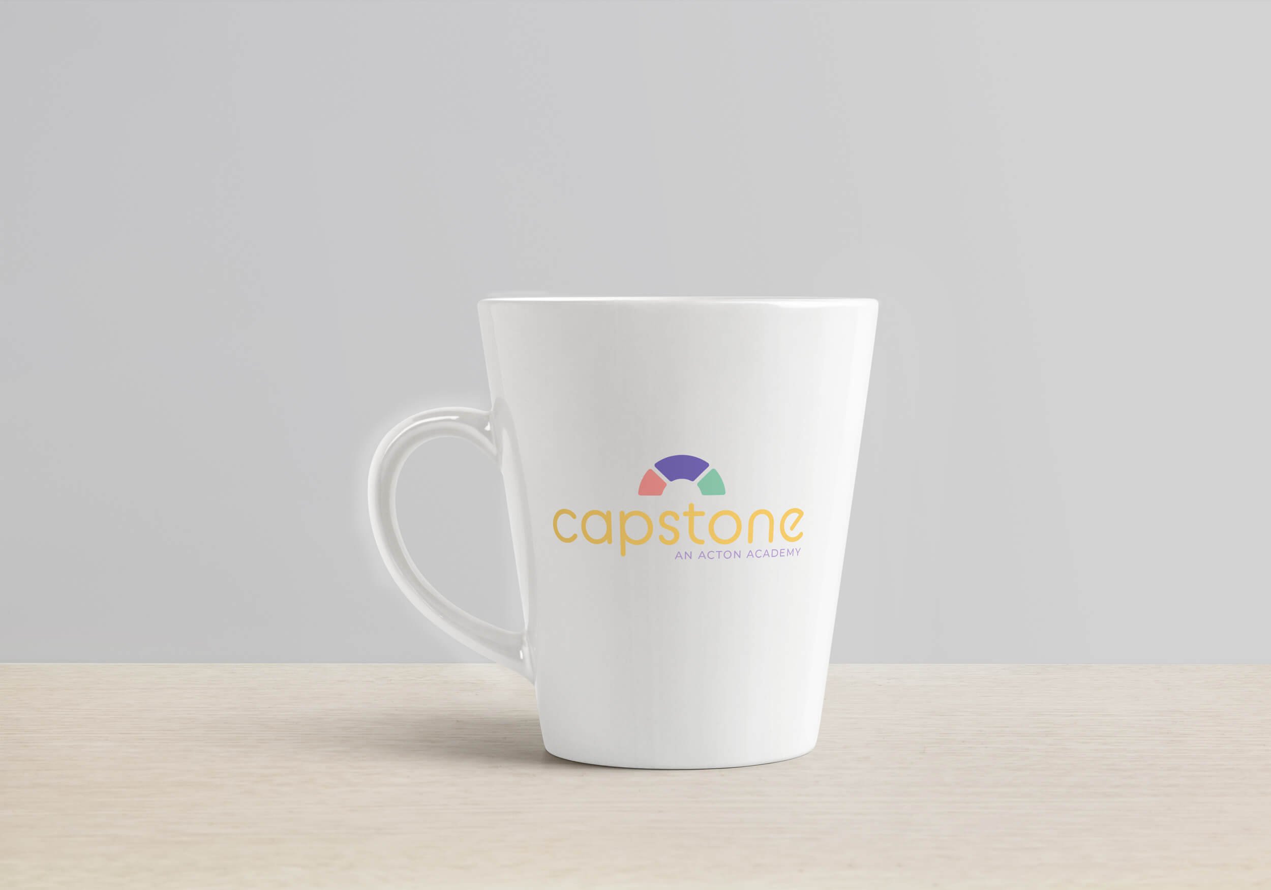 Capstone Logo Design Mug Mockup