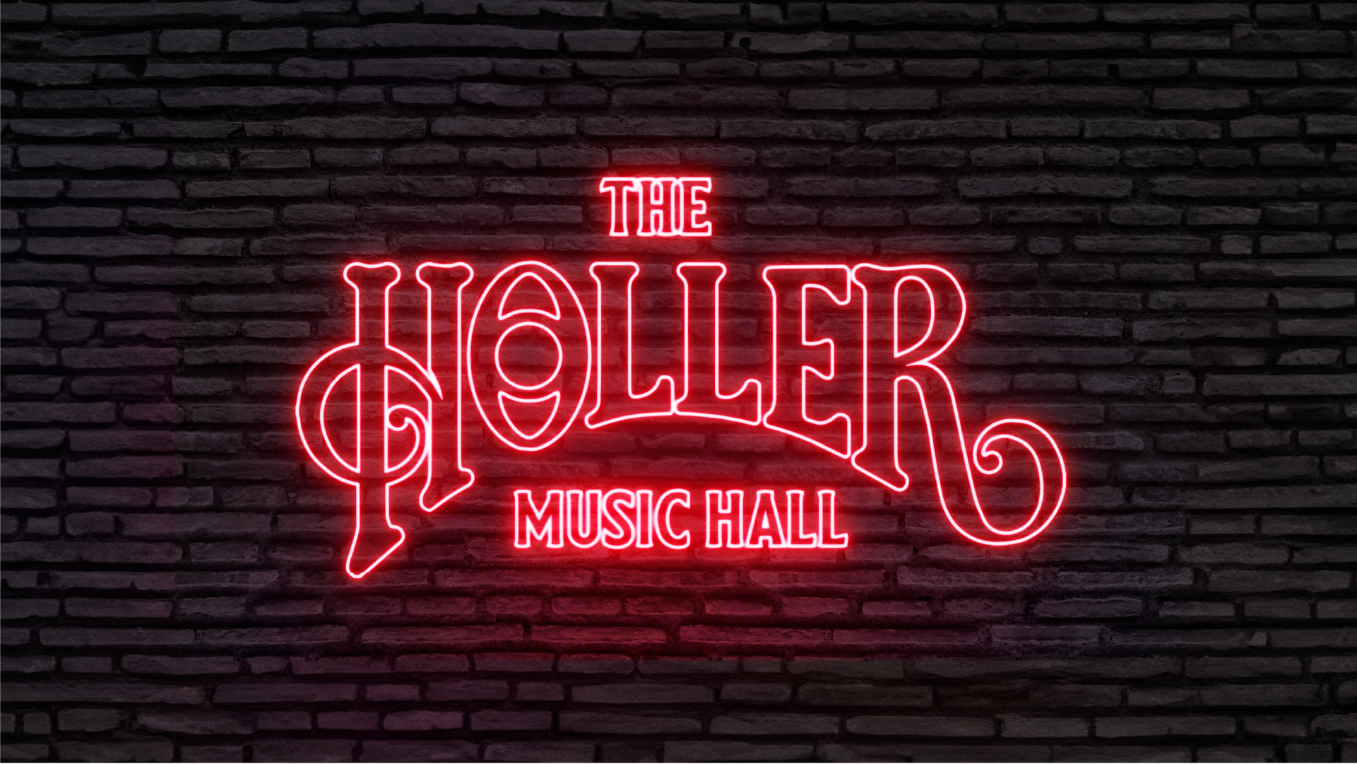 The Holler Music Hall Neon Sign