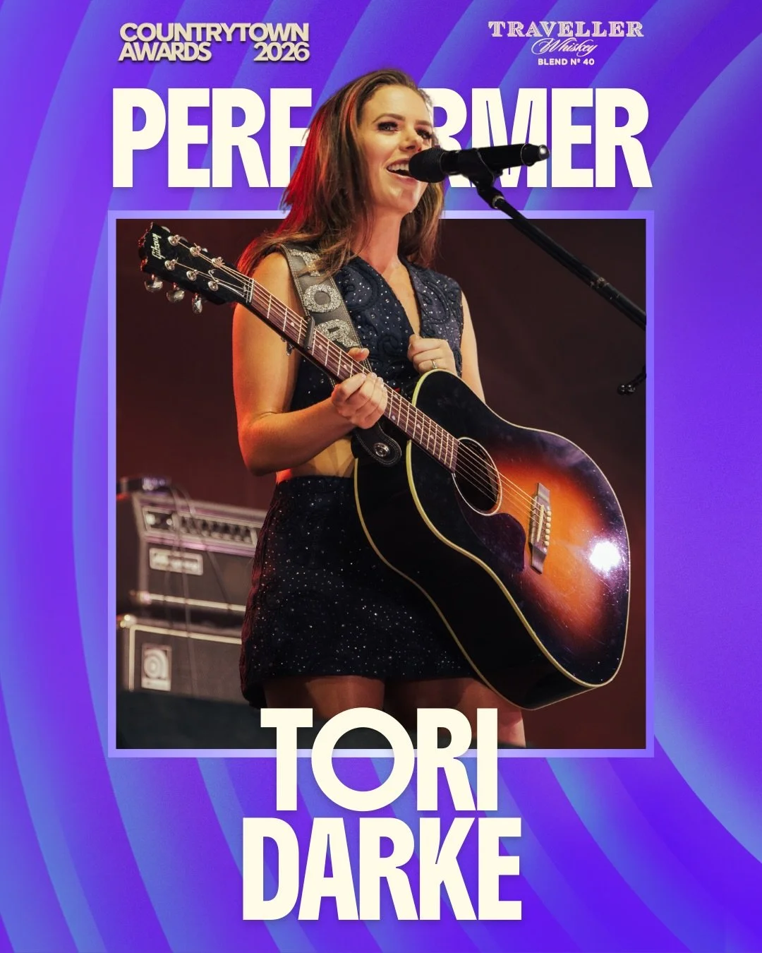 ✨ANNOUNCEMENT ✨

I&rsquo;m so excited to share that I&rsquo;ll be performing at this year @countrytown_au awards presented by @travellerwhiskey 🥃 

So incredible honoured to also be nominated for 2 categories 🤠 Female Artist of the year &amp; 🎵Son