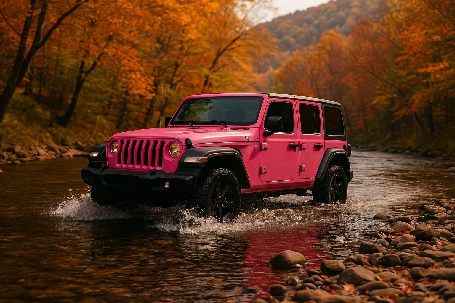 More Than Just Mud: Jeeps, Community, and the Power of Pink