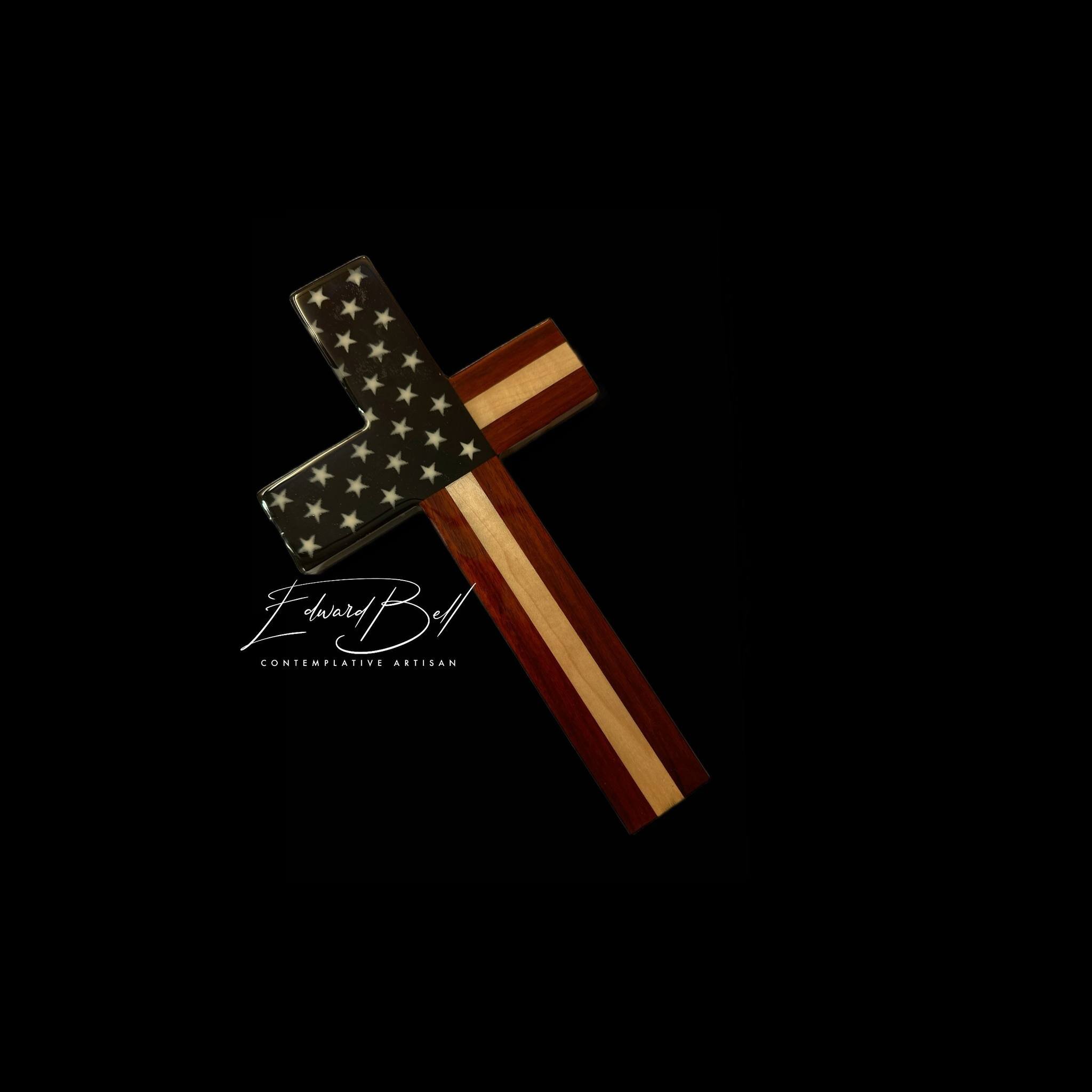 Cross of the Day for September 8, 2023

Kind of proud of this &quot;Americana&quot; 14&quot; Exotic Wood &amp; Resin Cross

https://www.ebay.com/itm/386103973900 
#woodandresin #woodandresinart #woodandresinworks #woodandresincross
