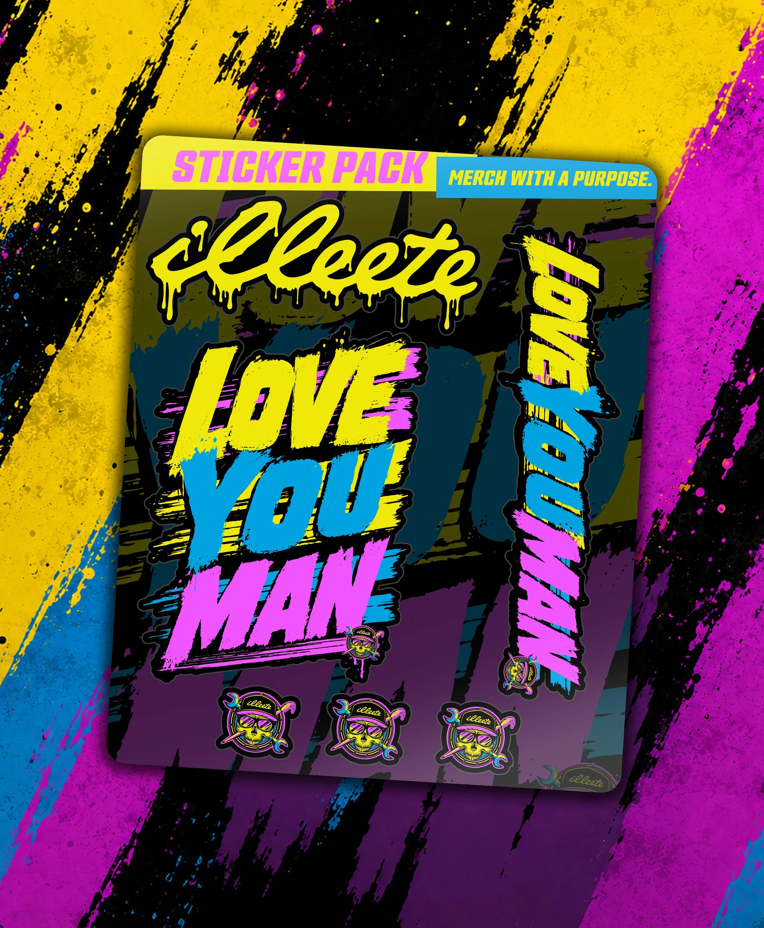 LOVE YOU MAN Sticker Pack