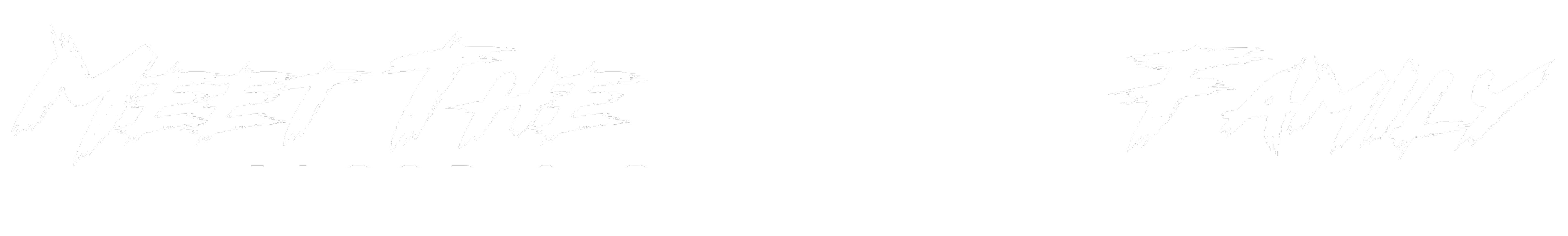 Text graphic saying 'Meet the Illiette Family Jacob & Samantha Leete' in stylized white font on black background.