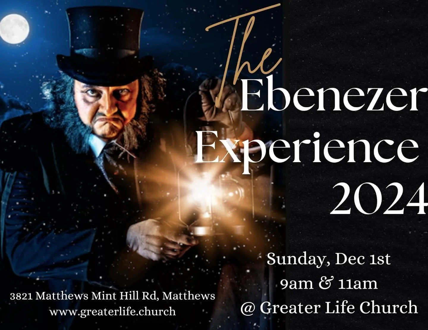 The Ebenezer Experience 2024 Tour begins TODAY at Greater Life Church in Matthews, NC. 9:00 &amp; 11:00am.