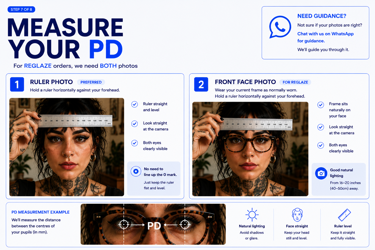 How to measure your PD for Tailored Optical lenses