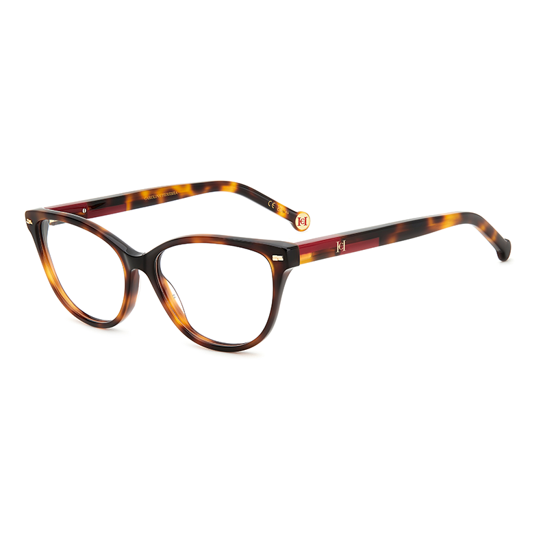 Carolina Herrera - Her 0190 - 063 Havana Red — Tailored Optical display picture 2