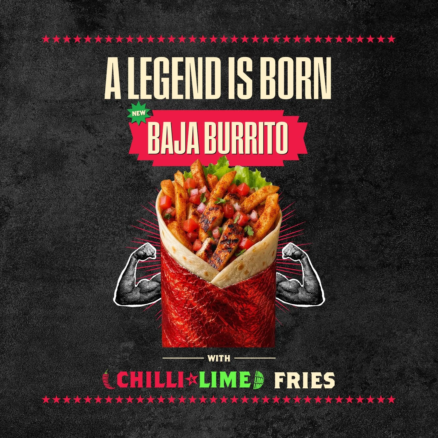 A Legend Is Born – The Baja Burrito Has Arrived