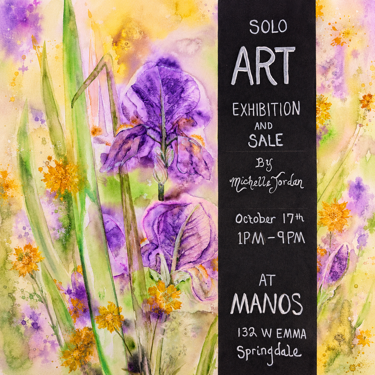 Solo Art Exhibition and Sale- Michelle Jordan