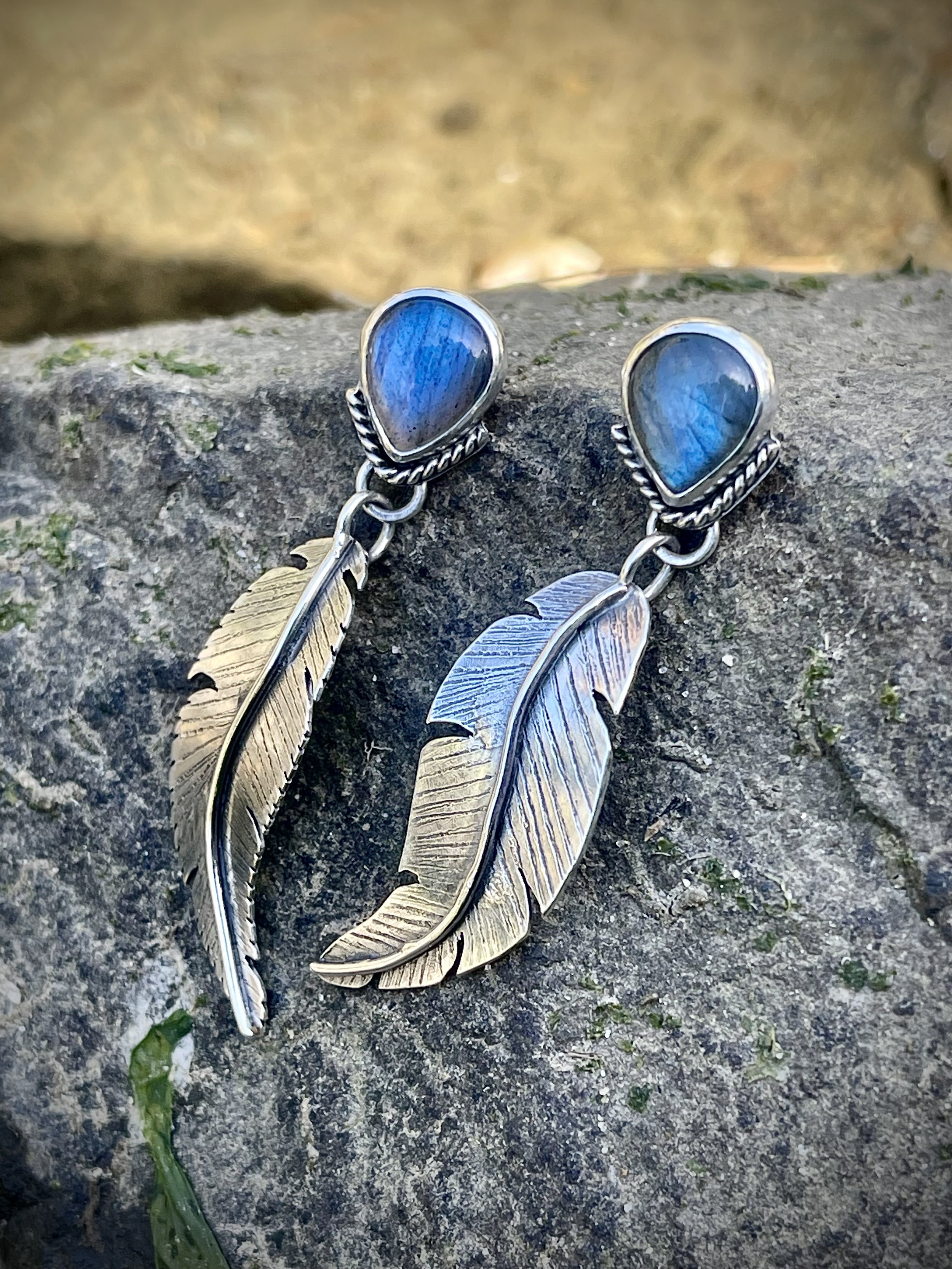 Labradorite Feathers #2