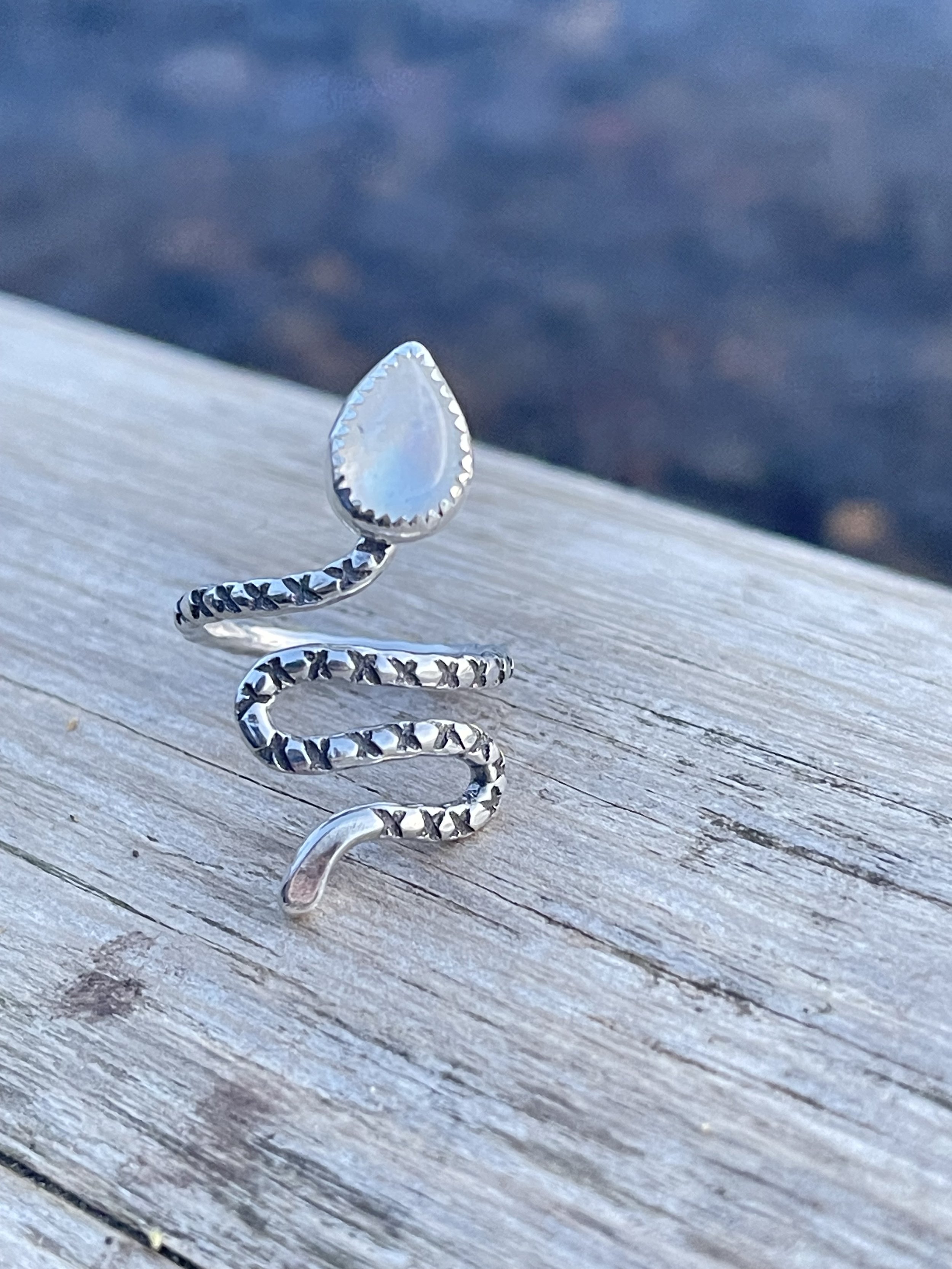 Moonstone Shakti Ring