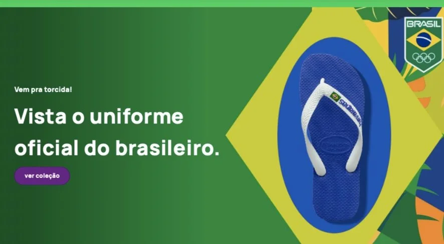 Re-inforcing its "Brazilness" through its partnership with the Brazilian soccer team