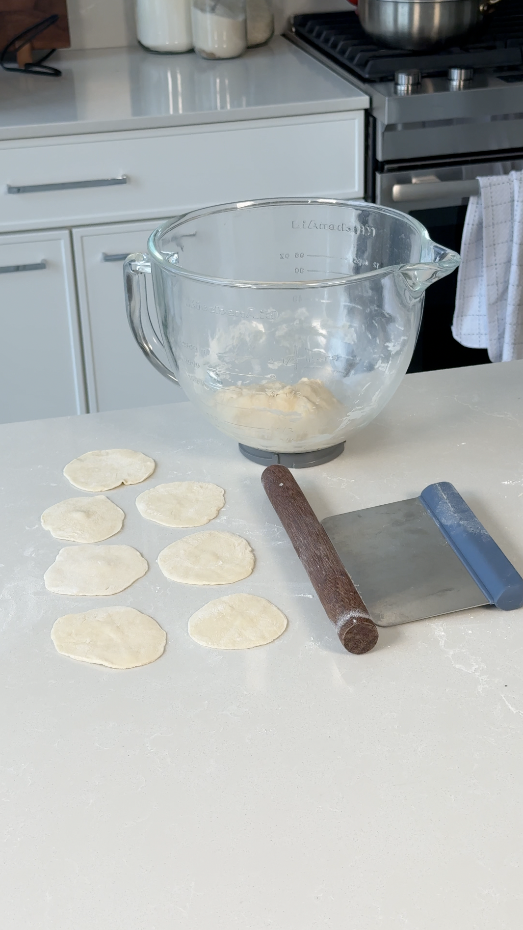 Easy Stand Mixer Dumpling Wrappers