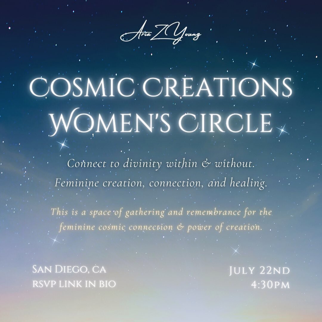 This is a space of gathering and remembrance for the feminine cosmic connection &amp; power of creation 🌙

Gather in sacred sisterhood to remember &amp; experience the divinity within. We are beings of energy, light, and sound. There is divinity in 