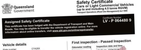 Safety certificates - When, why and how? — Murrumba Auto Care ...