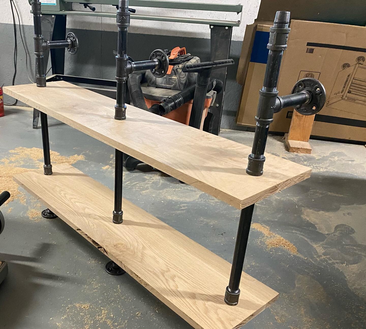 Test fits are an important part of the process! This piece will be ready for its new home soon! #woodfurniture #industrialdesign #handmade #woodworking #wooddesign #woodshop #entrepreneurship