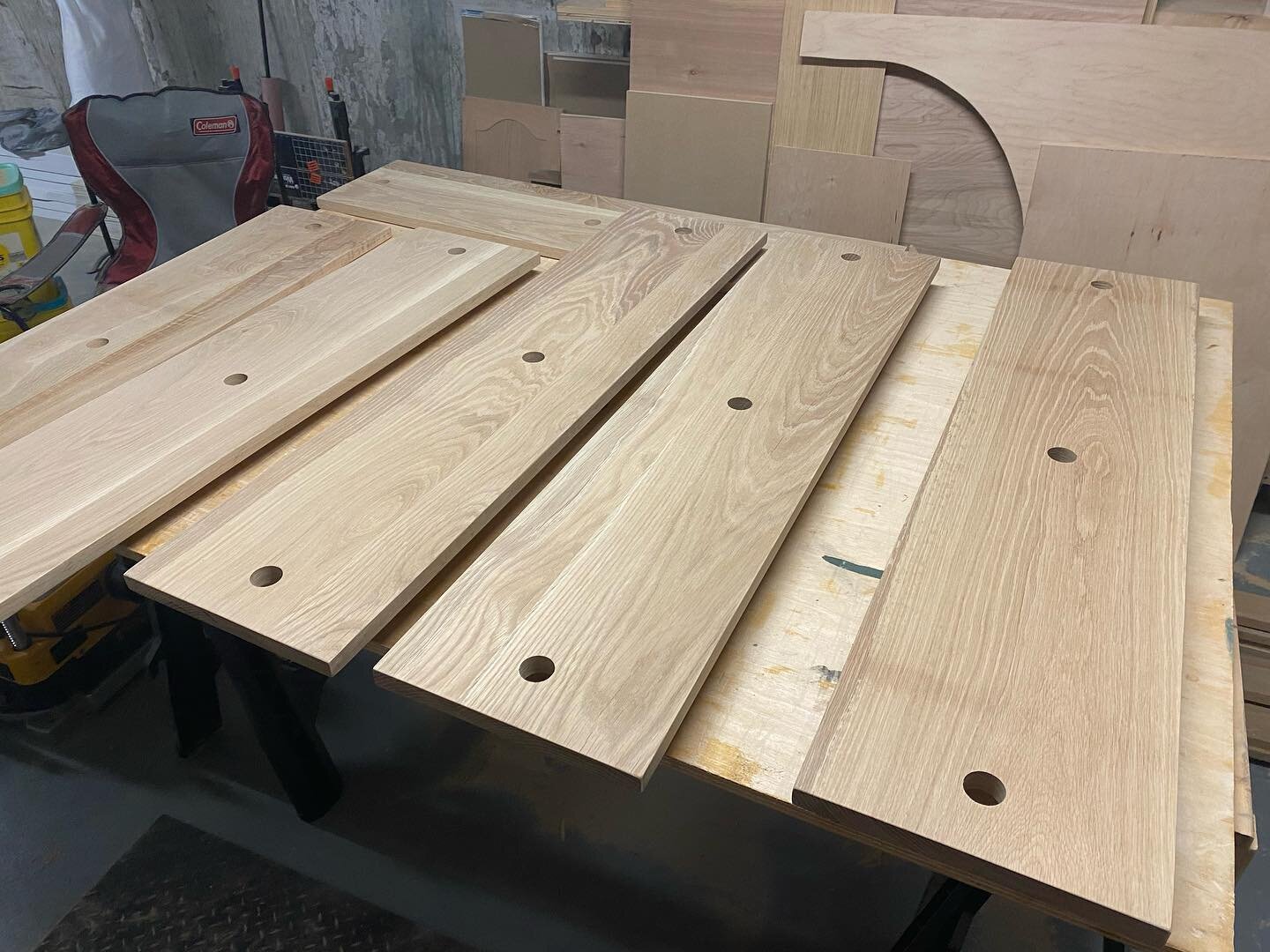 Before and After! Every step of the process has its own unique characteristics. This project is almost done! #woodworker #woodworking #finecarpentry #woodfurniture #handmade #entrepreneur #smallbusiness #beforeandafter