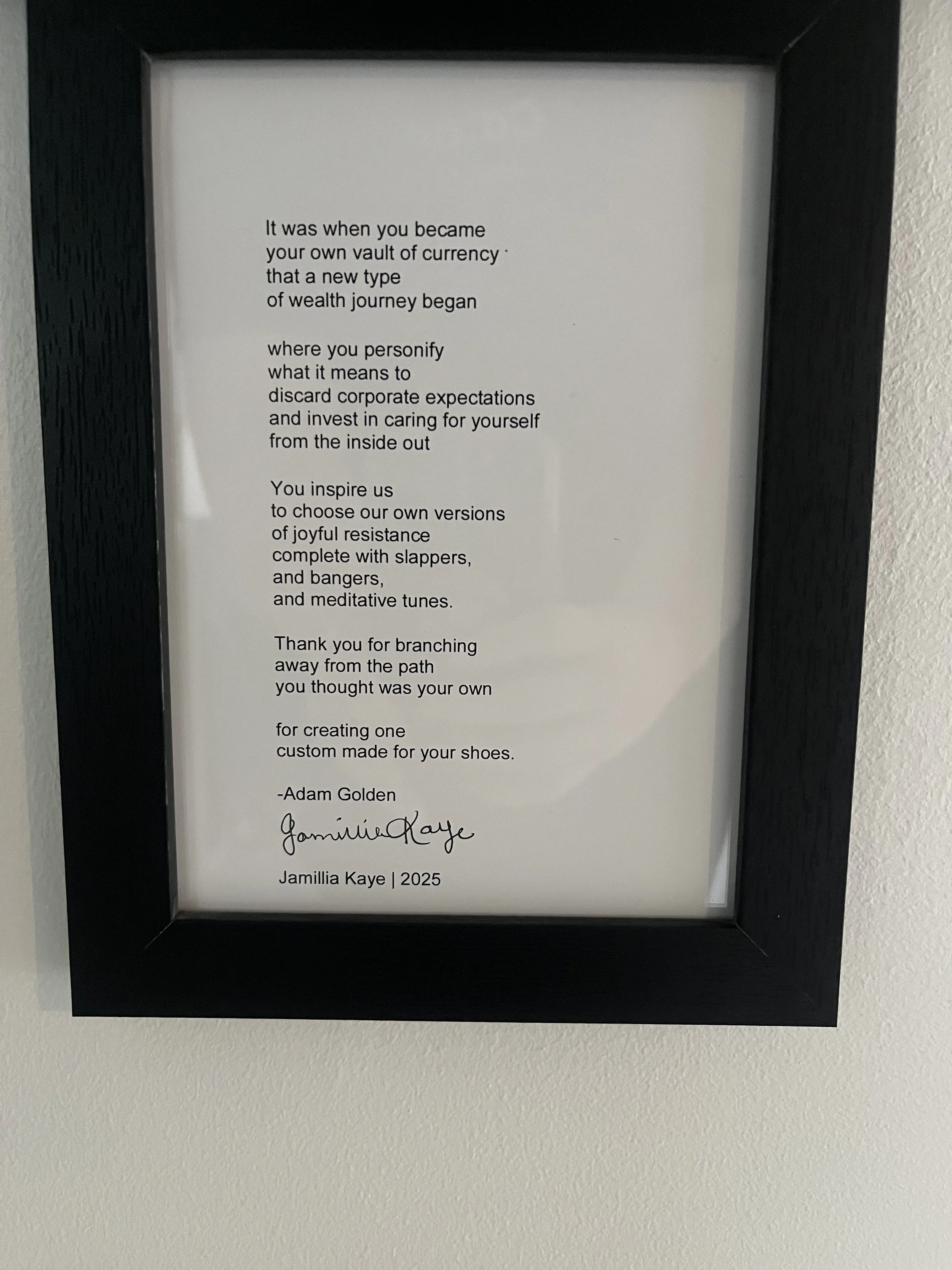 Adam Golden Poem