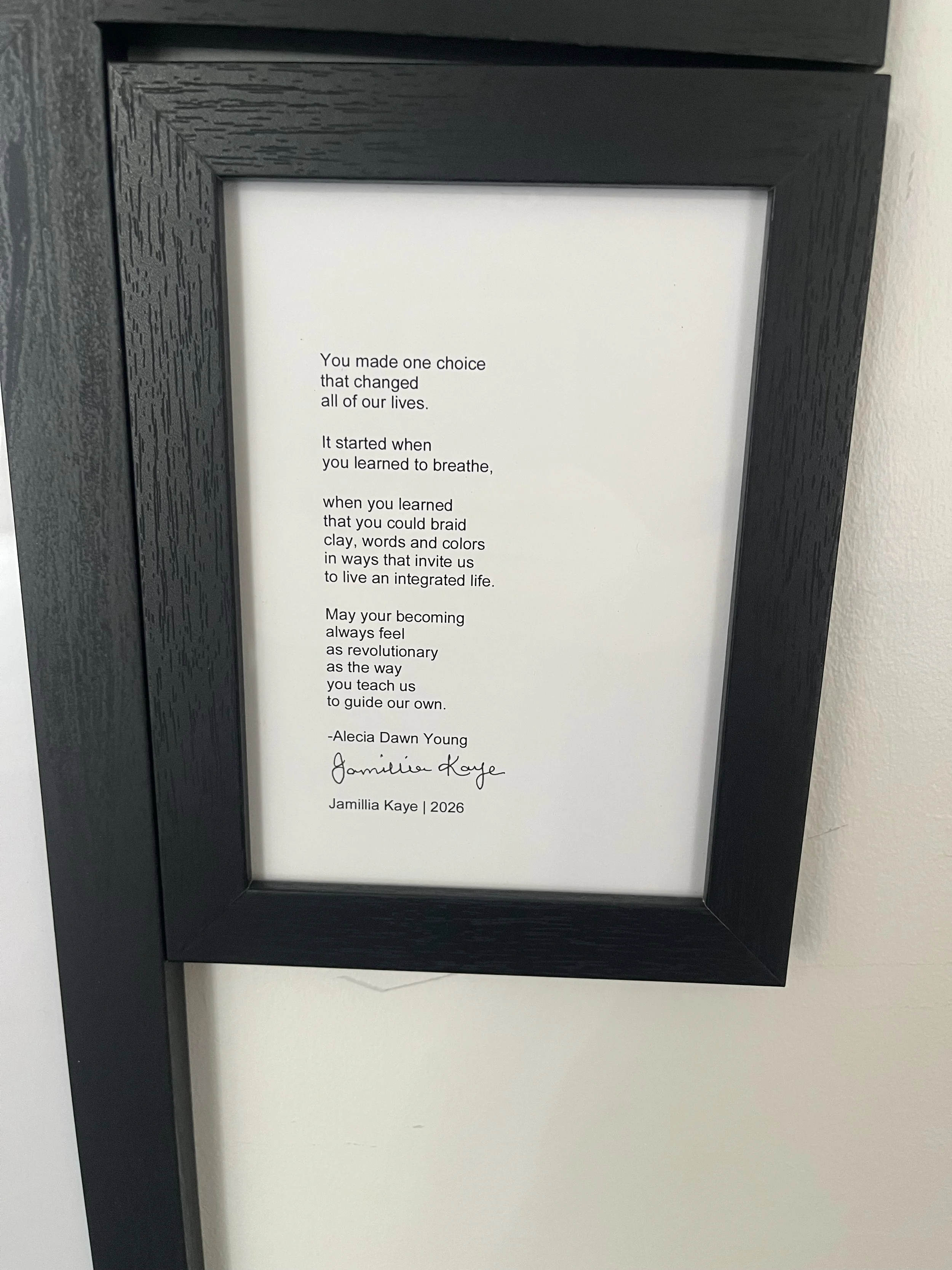 Alecia Dawn Young Poem