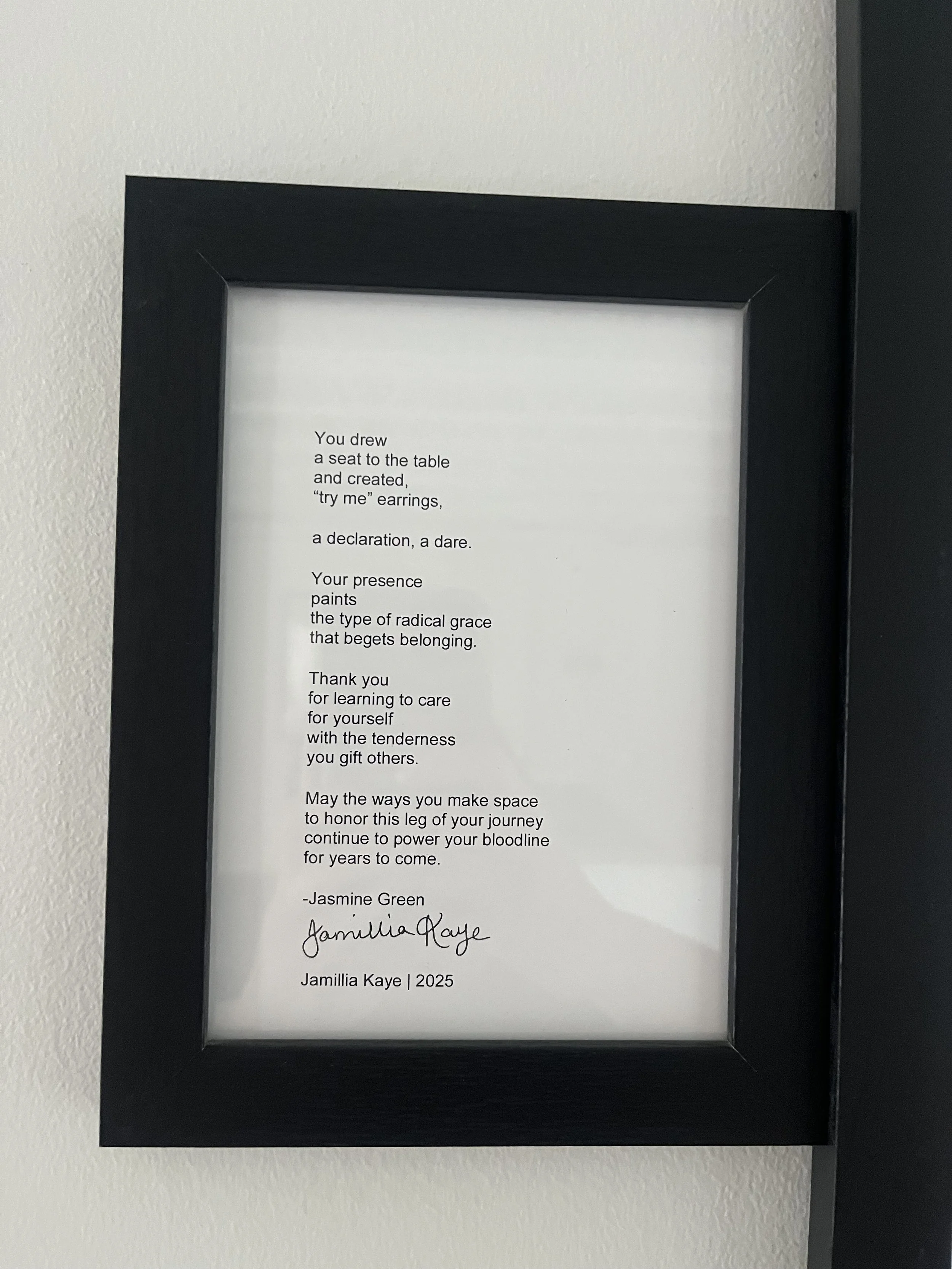 Jasmine Green Poem