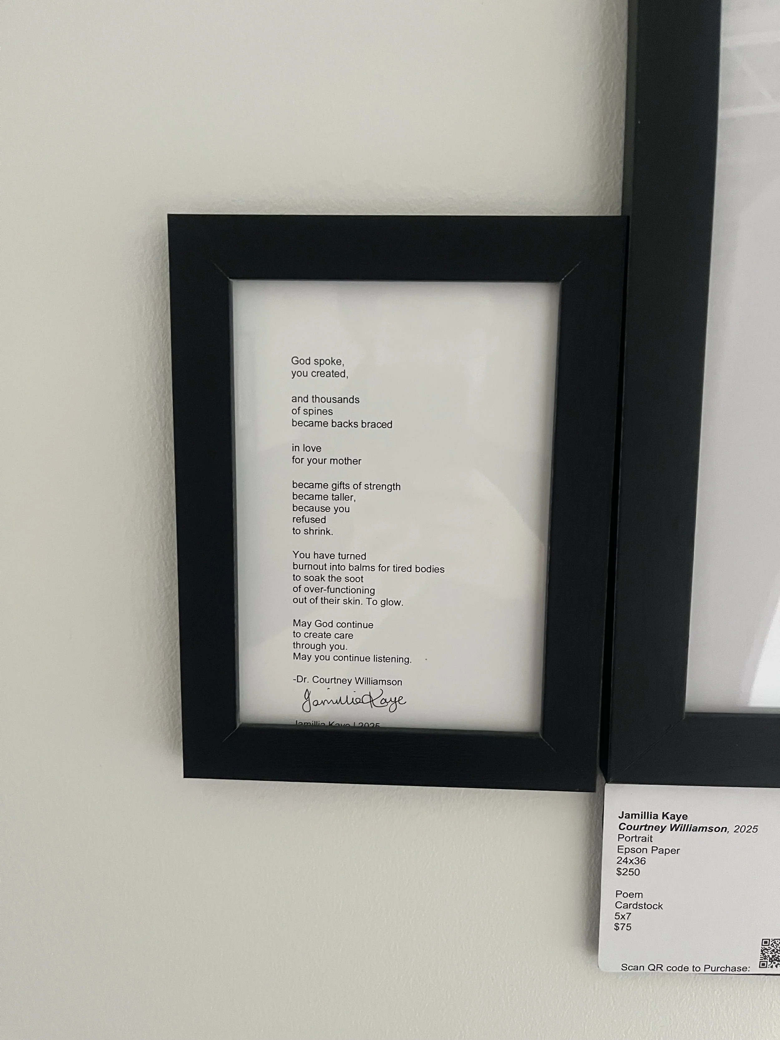 Dr. Courtney Williamson Poem
