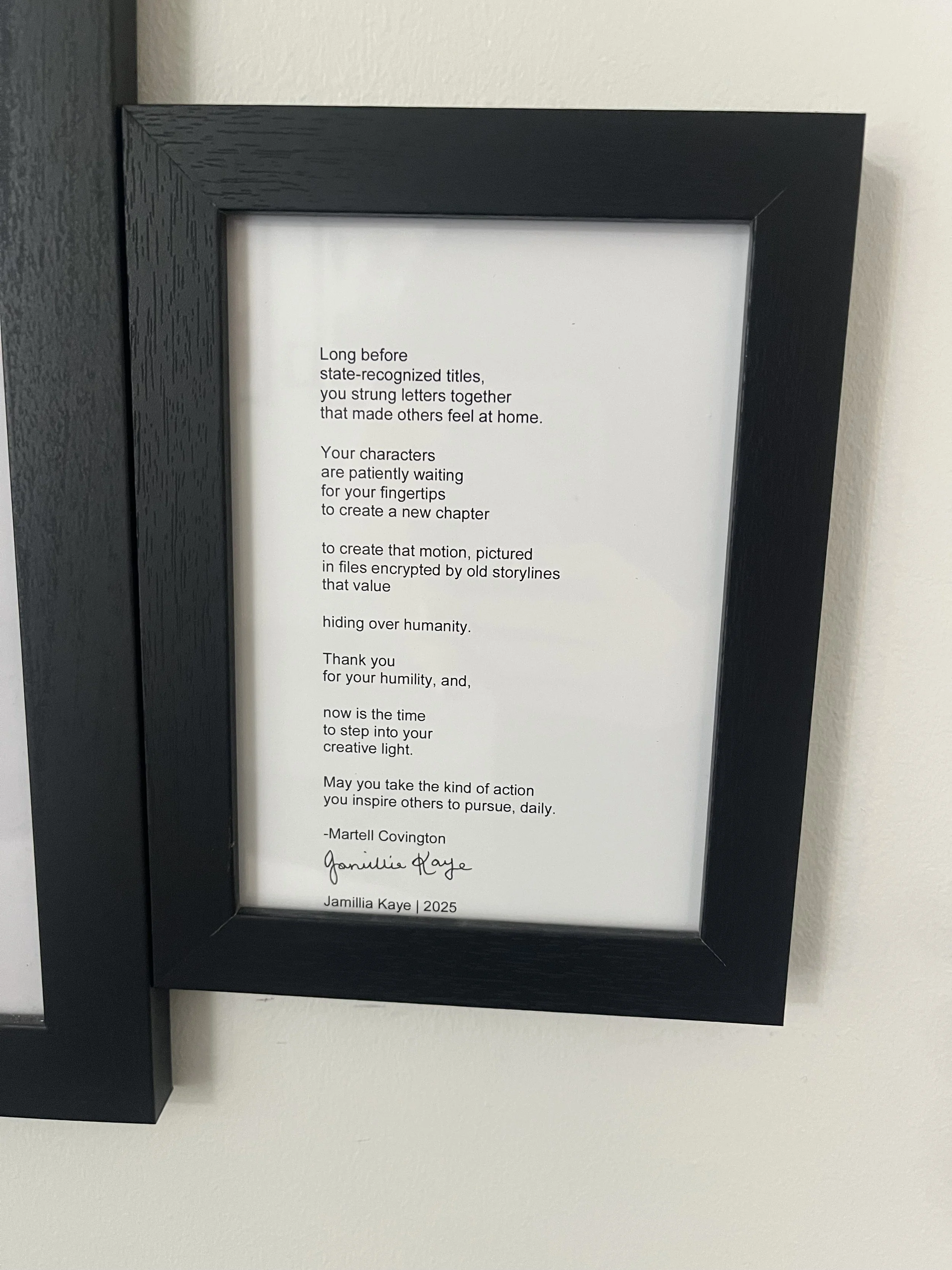 Martell Covington Poem