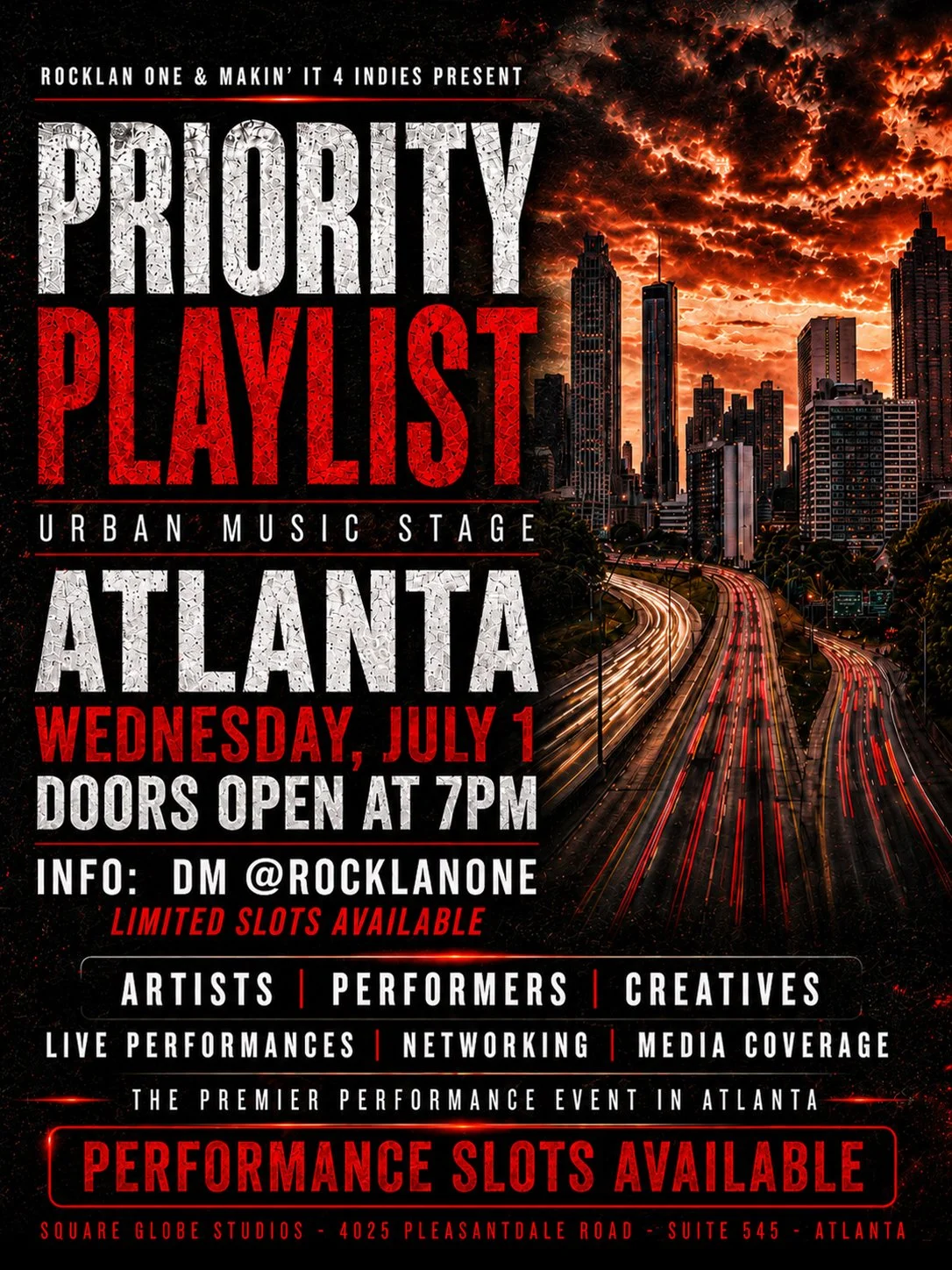 Priority Playlist Urban Music Stage July 2026