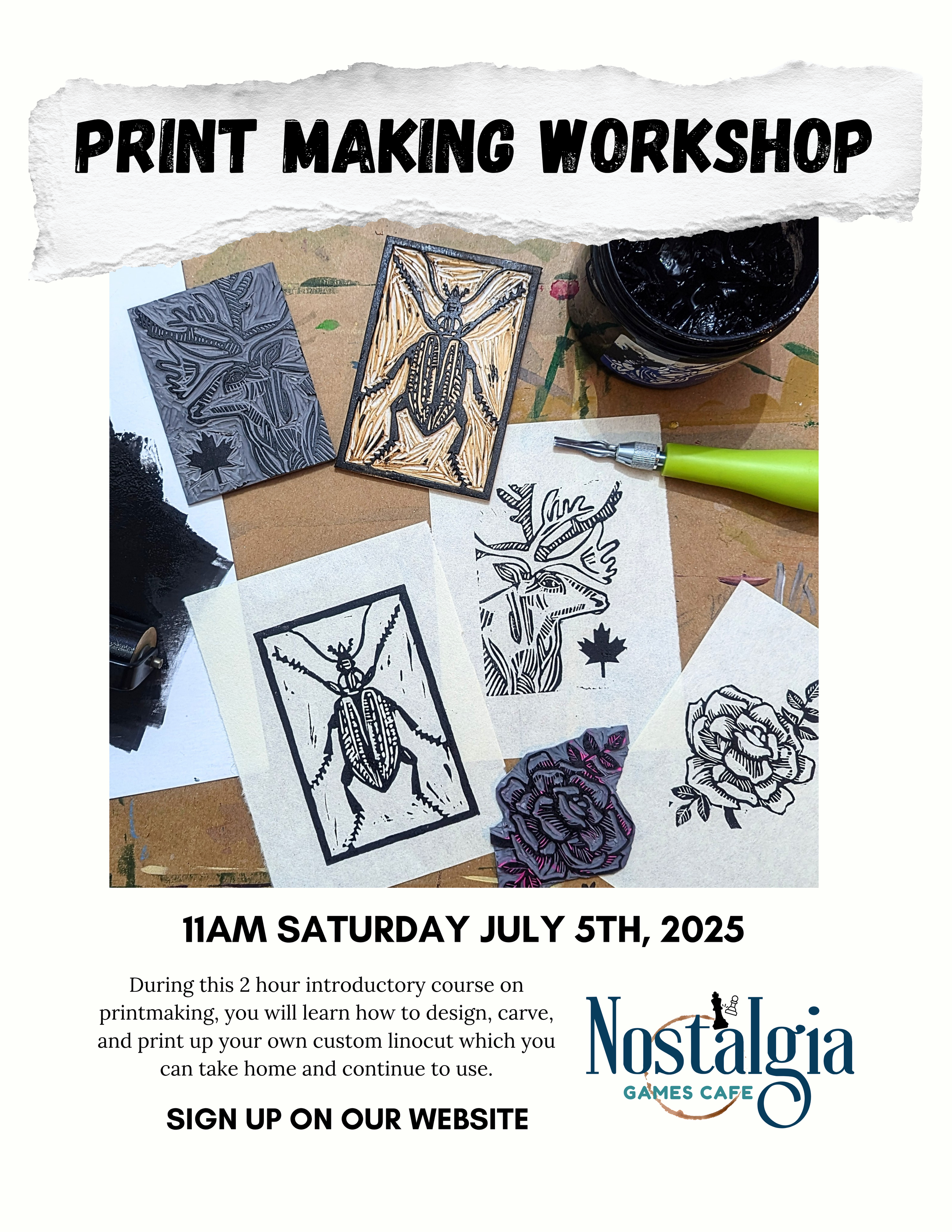 Intro to Print Making Workshop