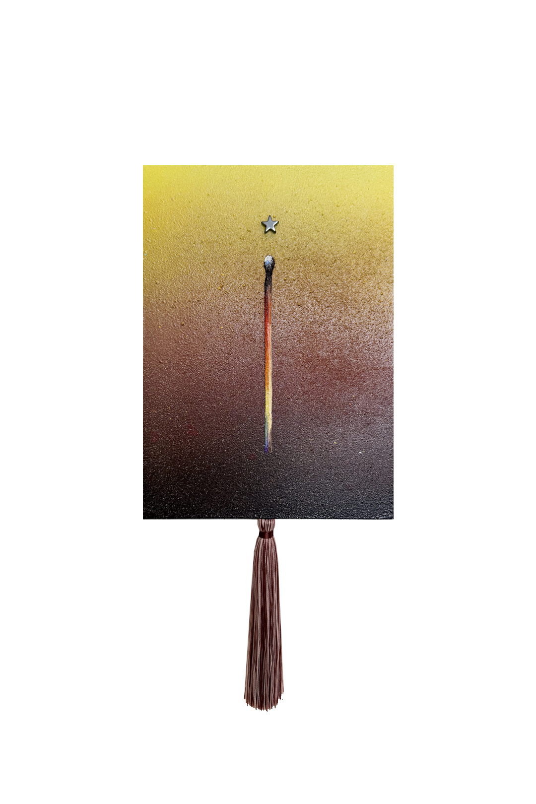 Citrine Lit Match Artwork by Gloria Hernando