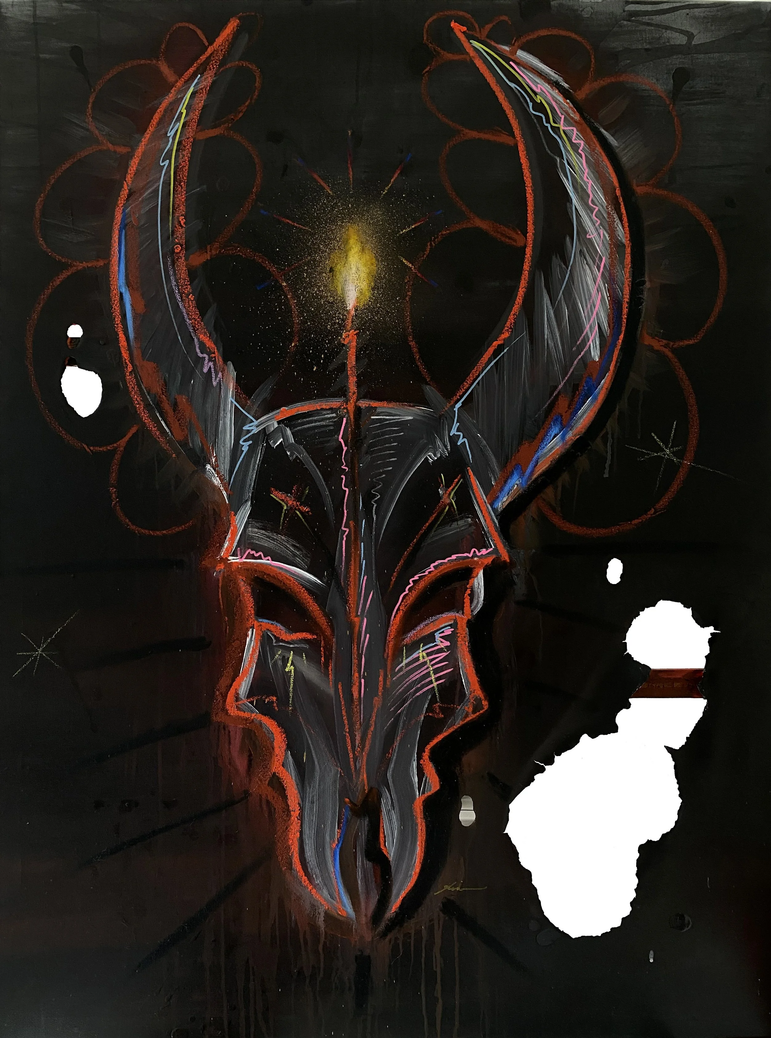 From the Ashes original painting by Gloria Hernando