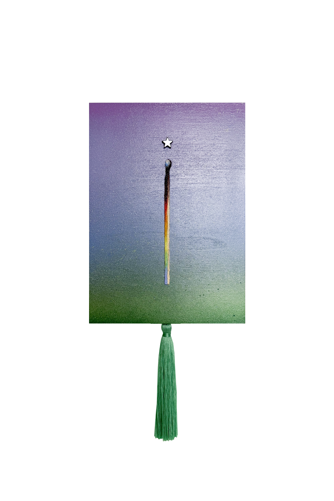 Lavender Fields Lit Match Artwork by Gloria Hernando